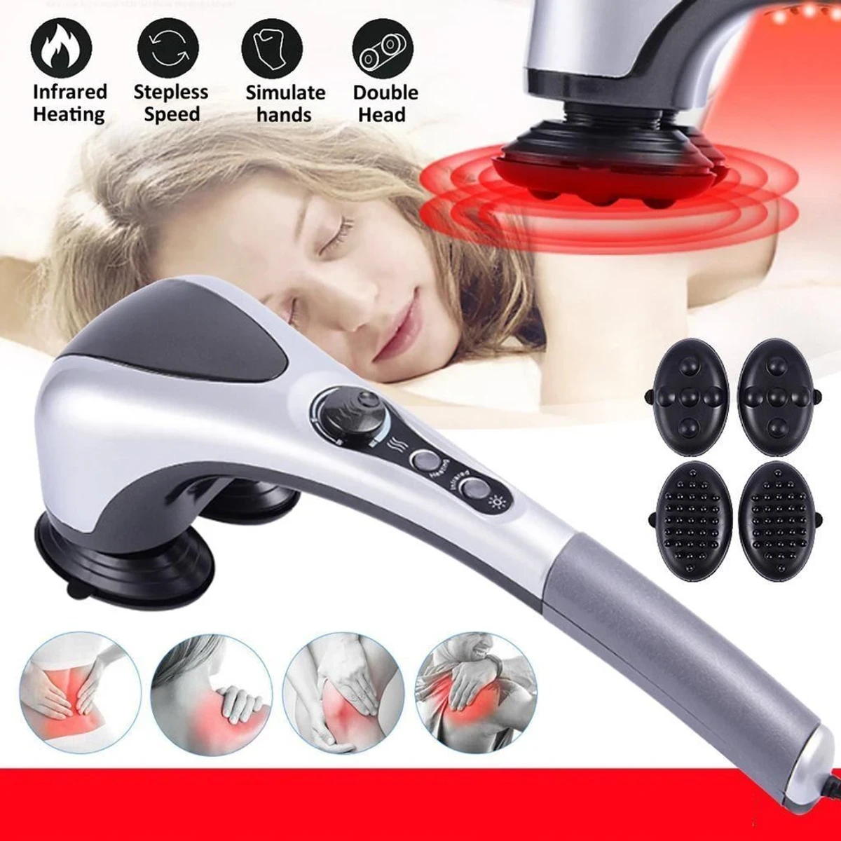 DOUBLE HEADS HEATING MASSAGER - Image 6