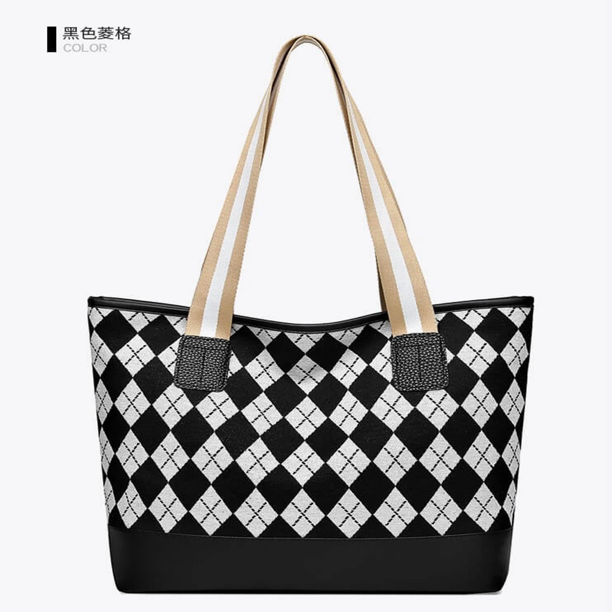 Versatile canvas bag (Black diamond) - Image 3