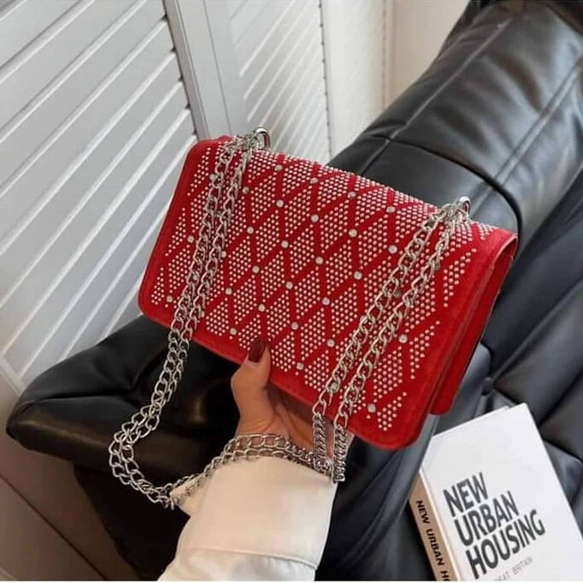 Diamond cut stone bag